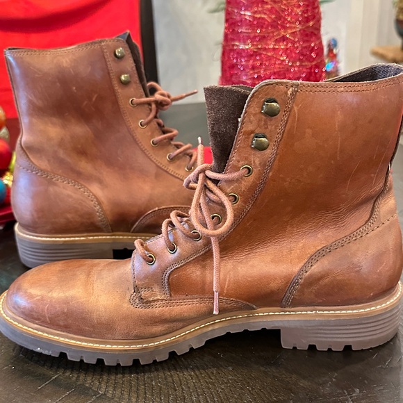 Cole Haan Brown Leather Boots - Picture 4 of 5